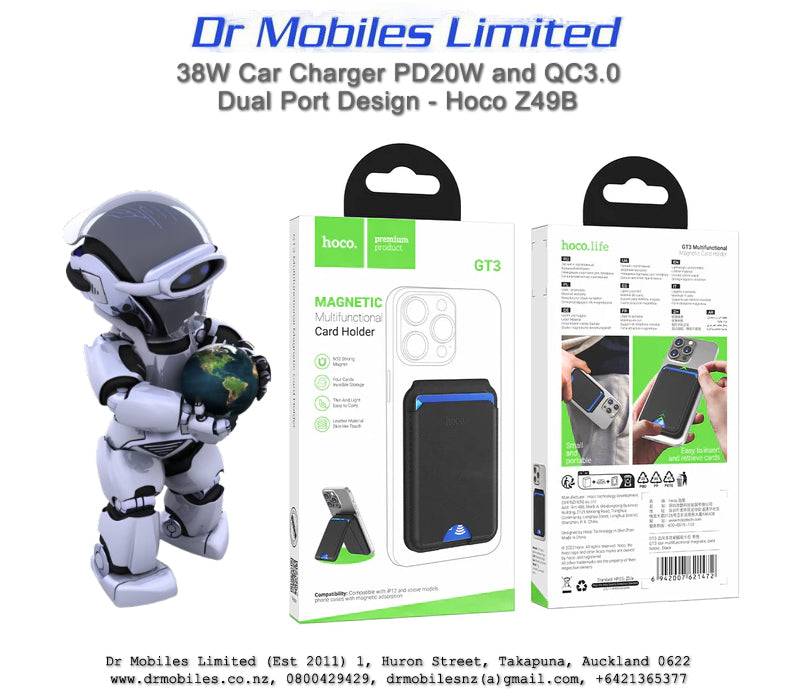 Magnectic Multifunction Card Holder Magsafe + Kickstand - Hoco GT3