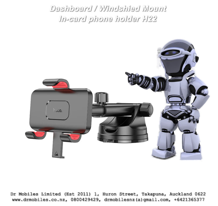 Dashboard or Winshield Mount In-Car Phone Holder Hoco H22