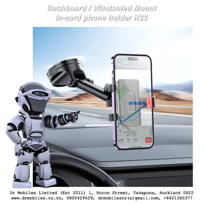 Dashboard or Winshield Mount In-Car Phone Holder Hoco H22
