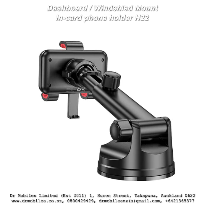 Dashboard or Winshield Mount In-Car Phone Holder Hoco H22