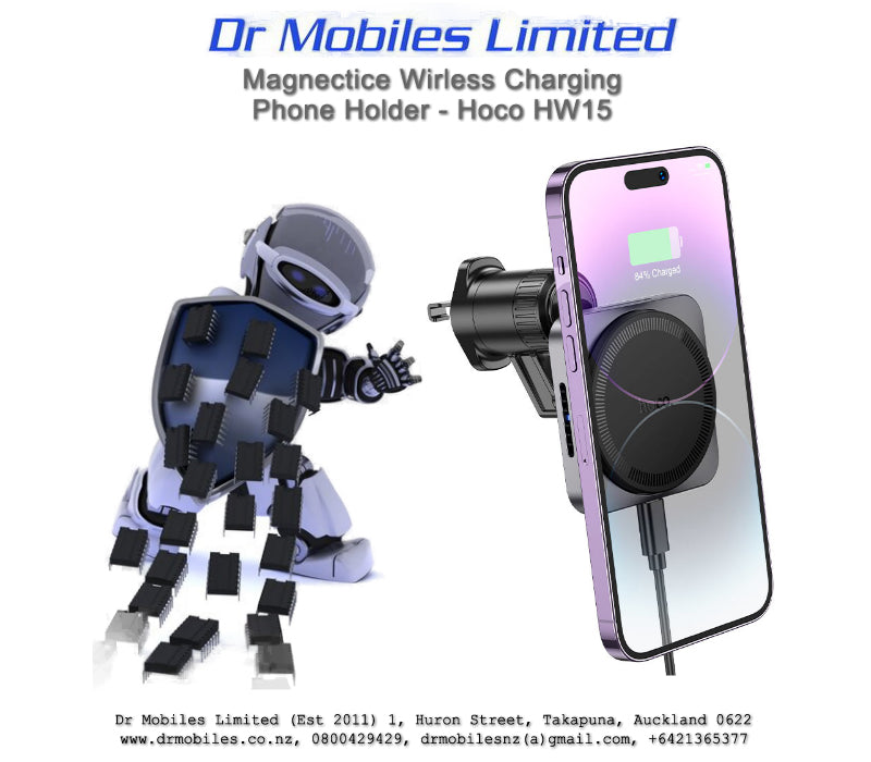 Magnectice Wirless Charging Phone Holder - Hoco HW15