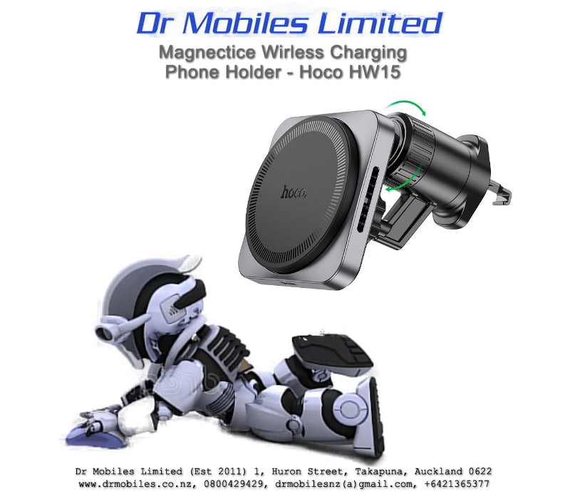 Magnectice Wirless Charging Phone Holder - Hoco HW15