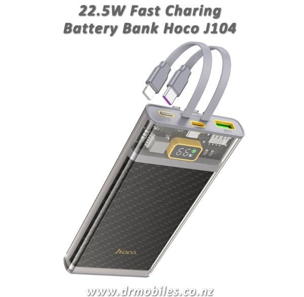 Fast Charge Battery Bank, 22.5W, 10,000 mAh. Hoco J104