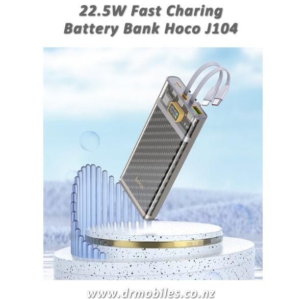 Fast Charge Battery Bank, 22.5W, 10,000 mAh. Hoco J104
