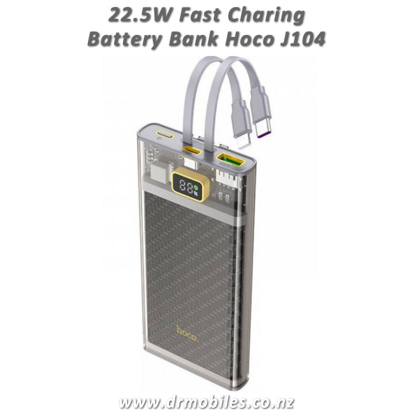 Fast Charge Battery Bank, 22.5W, 10,000 mAh. Hoco J104