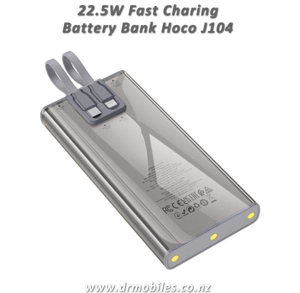 Fast Charge Battery Bank, 22.5W, 10,000 mAh. Hoco J104
