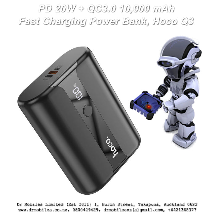 10,000mAH QE PD20W+QC30. Battery Bank Hoco Q3 Power