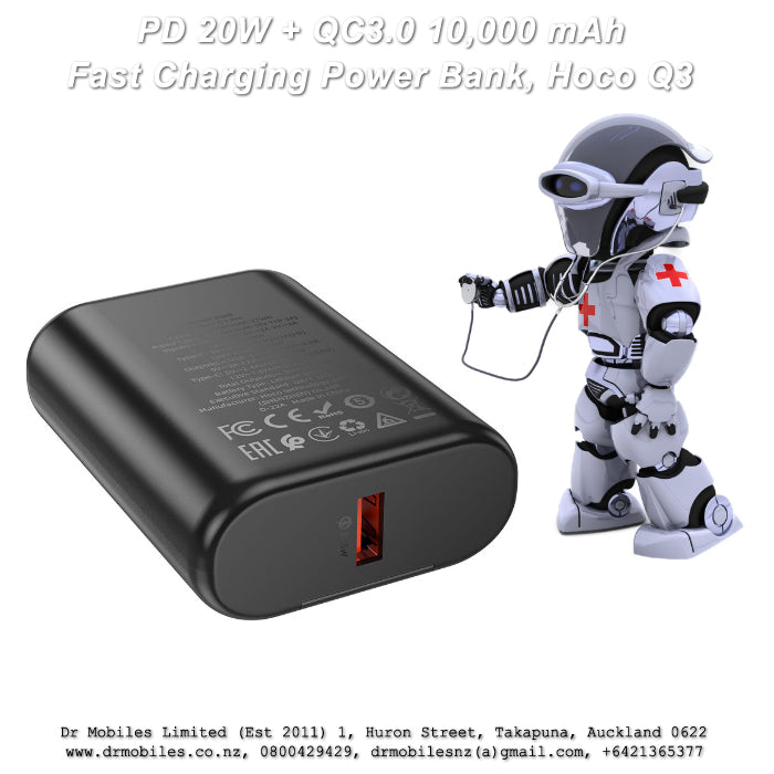 10,000mAH QE PD20W+QC30. Battery Bank Hoco Q3 Power