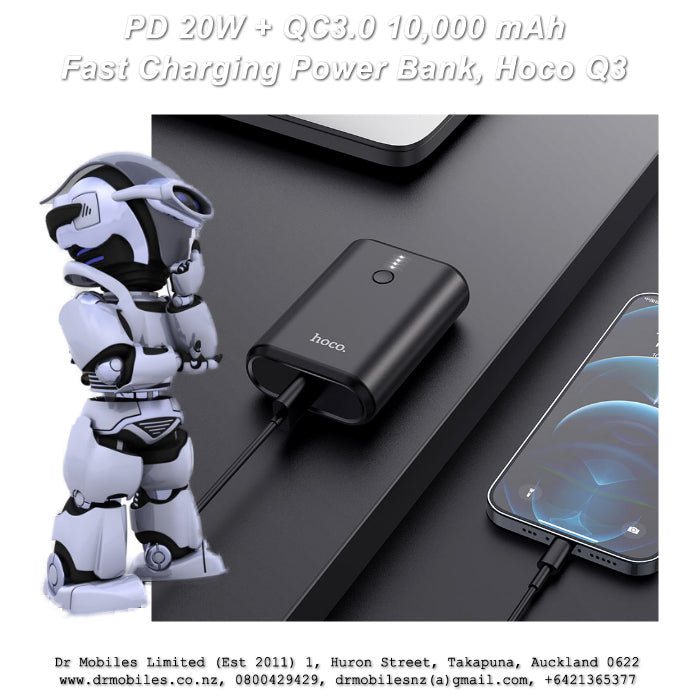 10,000mAH QE PD20W+QC30. Battery Bank Hoco Q3 Power