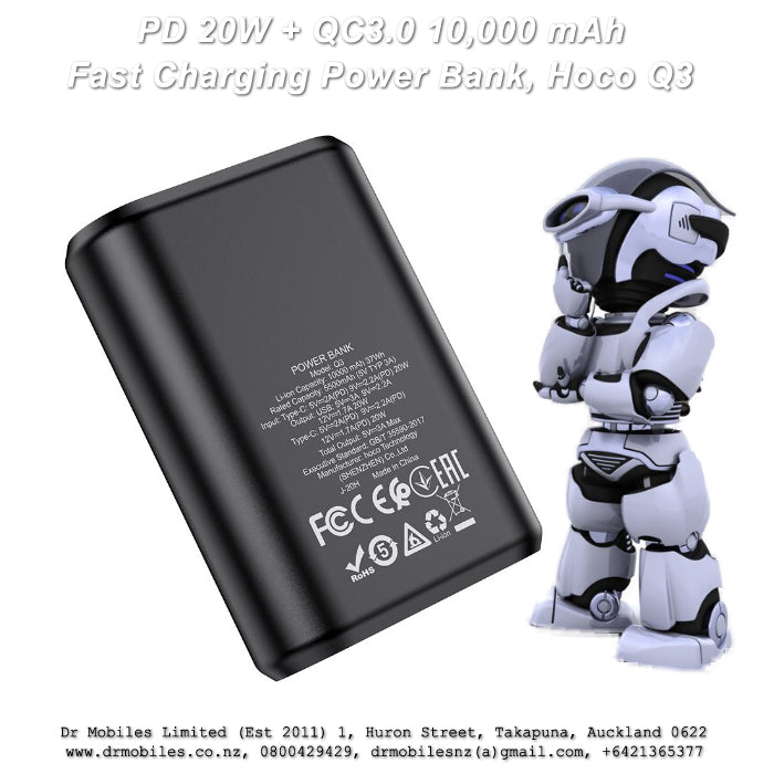 10,000mAH QE PD20W+QC30. Battery Bank Hoco Q3 Power