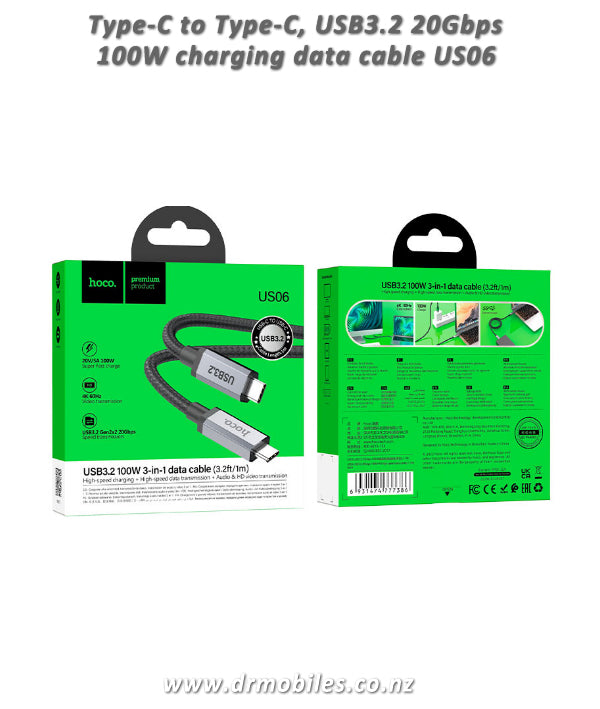 High Speed USB-C to USB-C Data/Charging Cable 20Gbps US06 #drmobileslimited