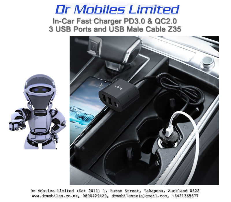 48W In-Car Fast Charger PD3.0 & QC2.0, Z35