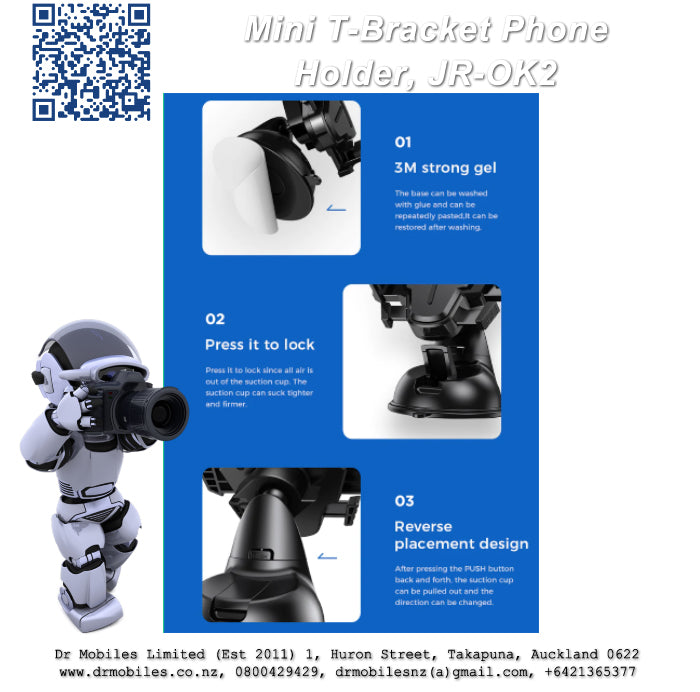 Compact In-Car Phone Holder JR-OK2