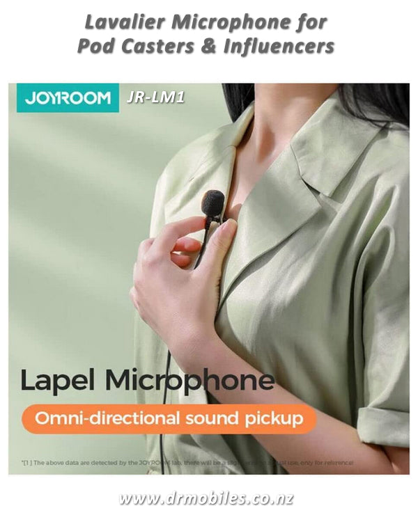 Lavalier Microphone for Pod Casters and Influencers - Joyroom JR-LM1
