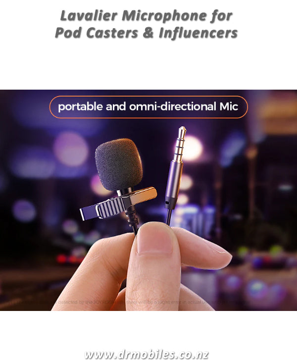 Lavalier Microphone for Pod Casters and Influencers - Joyroom JR-LM1