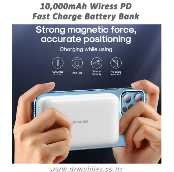 10,000mAh Wireless Battery Bank Fast Charge PD Joyroom JR-W020