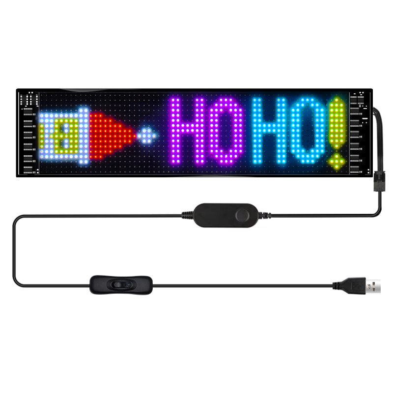 Flexible LED Pixel Panel Display Screen Scrolling Text Support App Control