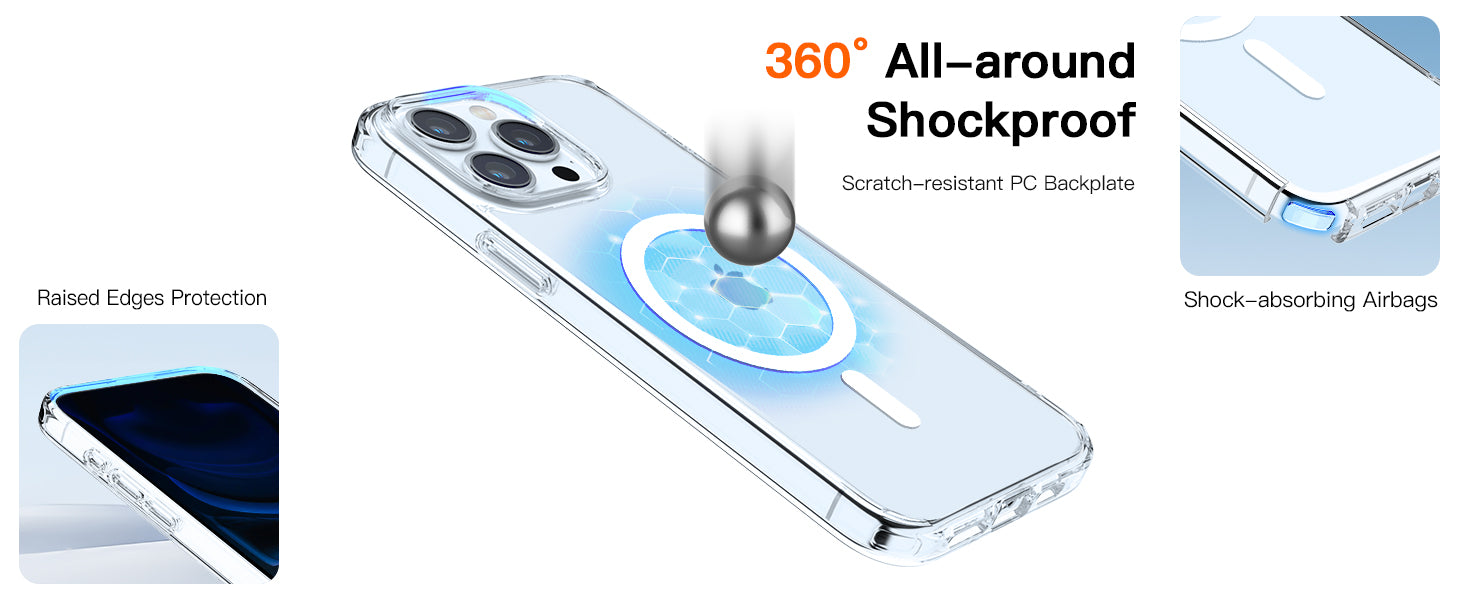 Ultra-Clear MagSafe Case for Apple iPhone 15 Series - Clear TPU Protection