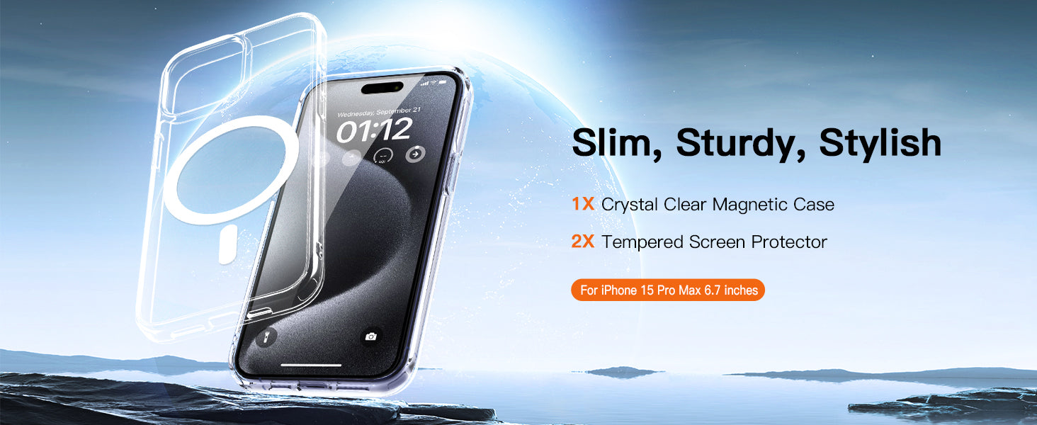Ultra-Clear MagSafe Case for Apple iPhone 15 Series - Clear TPU Protection