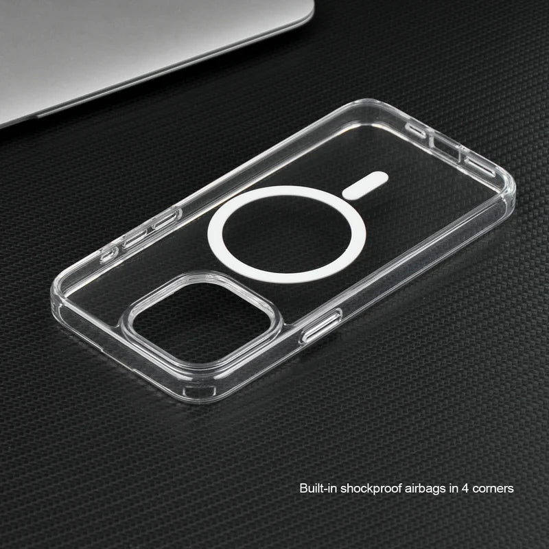 Ultra-Clear MagSafe Case for Apple iPhone 15 Series - Clear TPU Protection