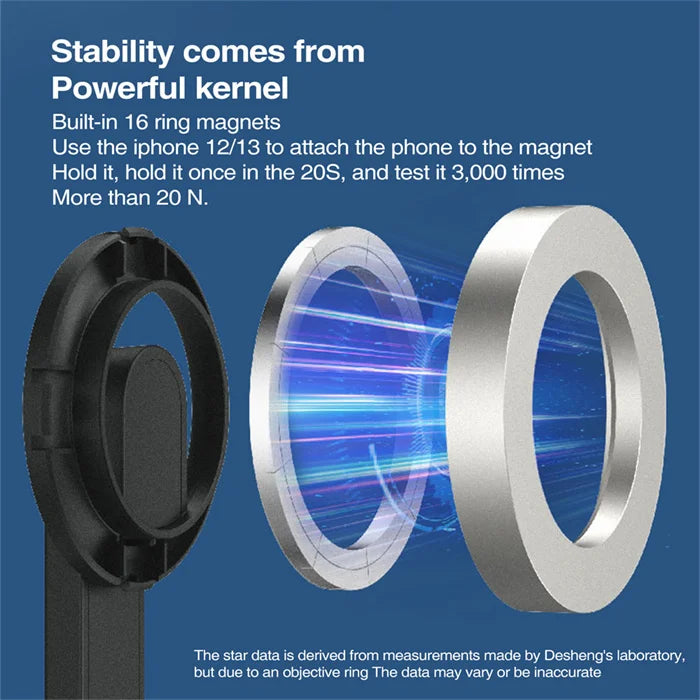 Magsafe Magnetic Phone Mount Remote Control Selfie Stick Tripod WS-22005 Magnetic Selfie Stick (Black/White)