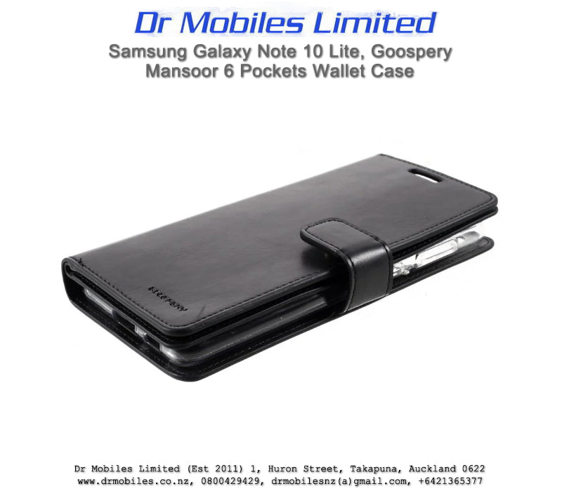 Mercury Goosepery Mansoor Galaxy Note 10 Lite Wallet Case 6 pockets