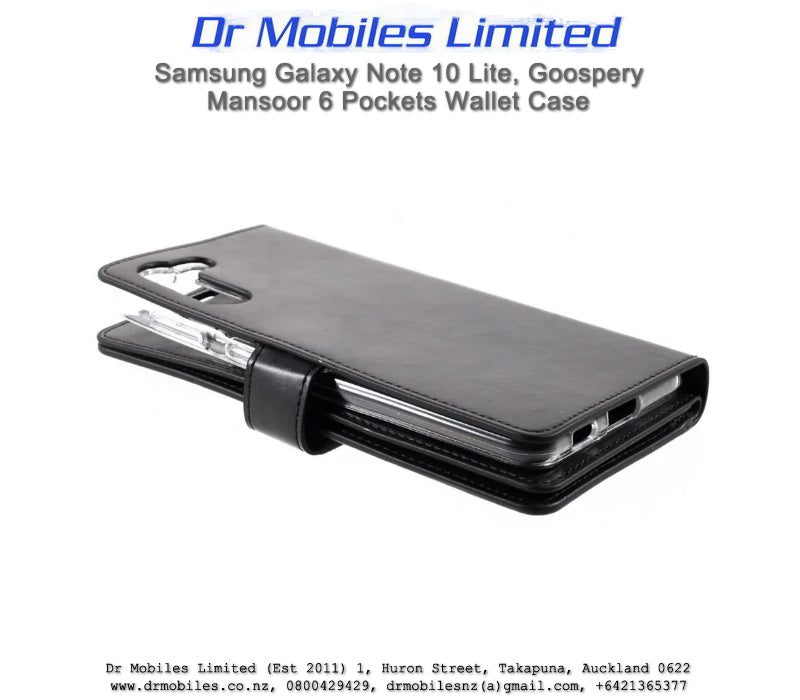 Mercury Goosepery Mansoor Galaxy Note 10 Lite Wallet Case 6 pockets