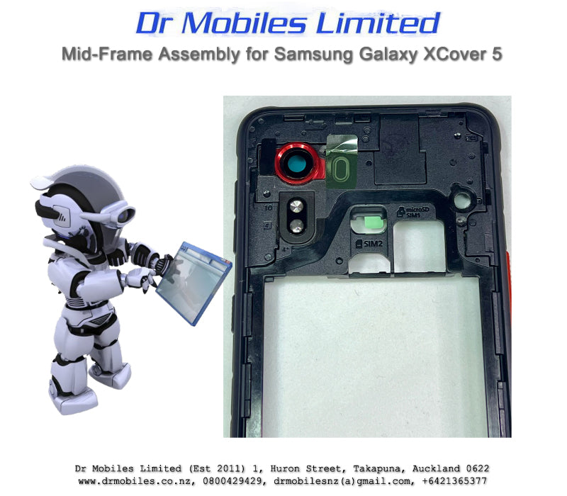 Samsung Galaxy Xcover 5 G525 G525F Mid-Frame - Phone Repair Parts