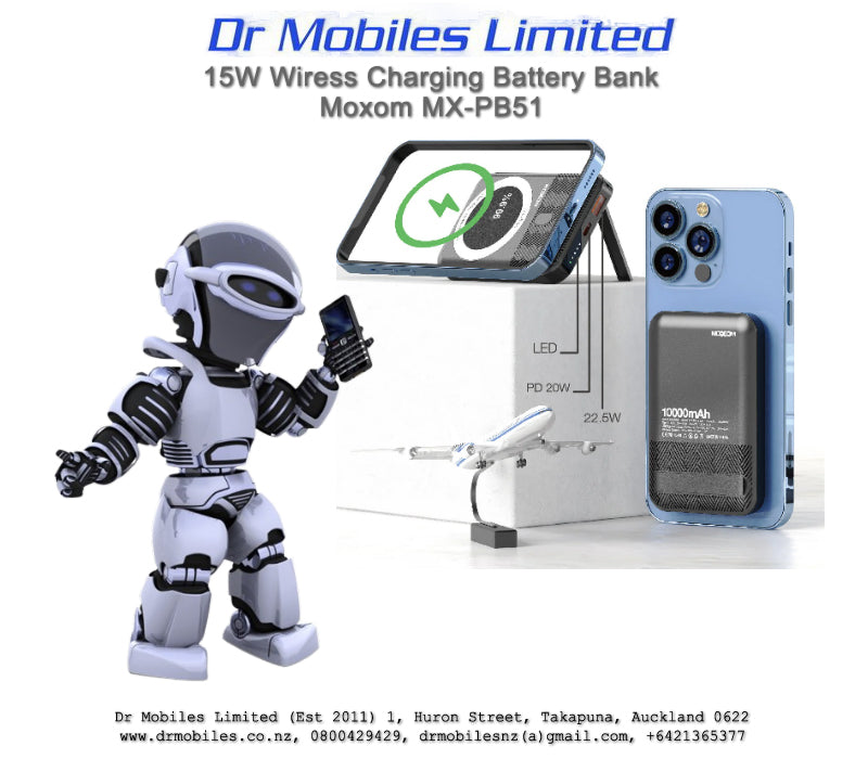 MagSafe Wireless Charging Battery Bank. Moxom MX-PB51