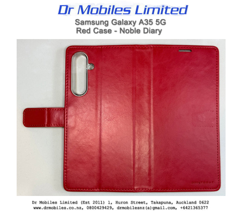 Samsung Galaxy A35 5G Red Case - Noble Diary