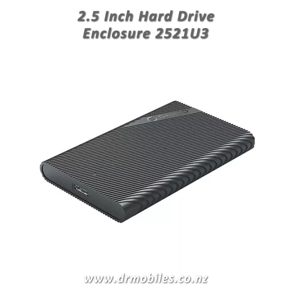 2.5 Inch Hard Drive Enclosure (up to 4TB SSD or HDD Size) - Orico 2521U2
