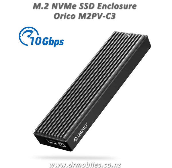 M.2 NVMe SSD Enclosure. Orico M2PV-C3, External Storage