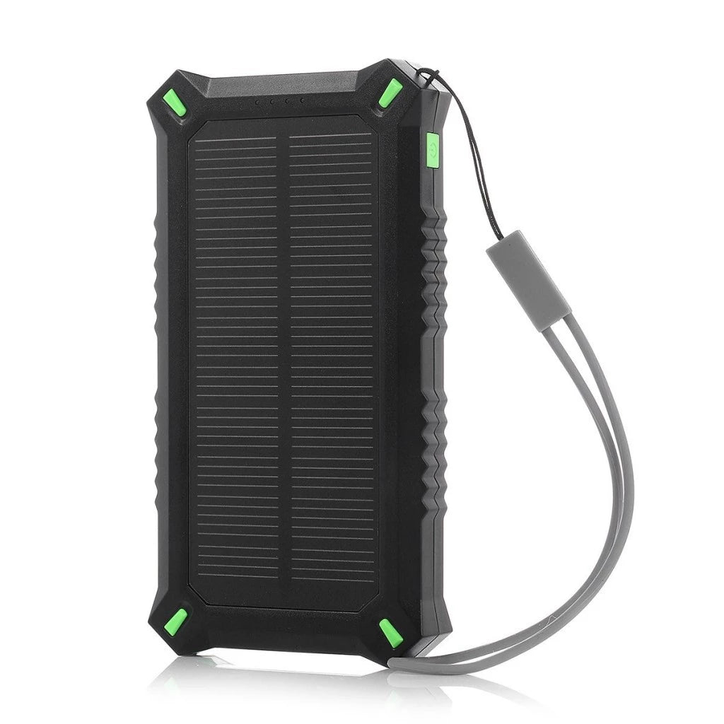 Poweradd Solar Panel Dual USB 8000mAh Battery Charger Power Bank Waterproof Apollo3