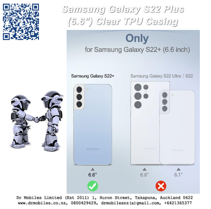 Galaxy S22 Plus Clear TPU (6.8") Protective Case
