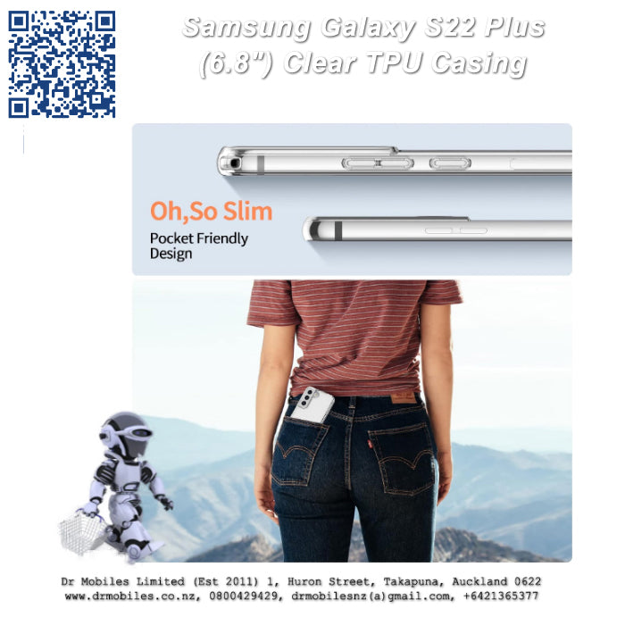 Galaxy S22 Plus Clear TPU (6.8") Protective Case