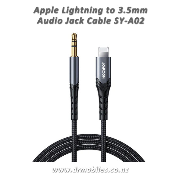 Apple Lightning to 3-5mm Male Plug, Audio HiFi Adaptor Cable - Joyroom SY-A02