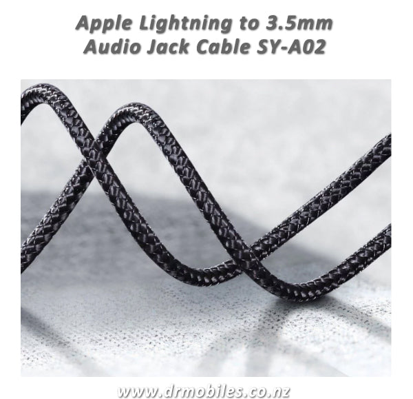 Apple Lightning to 3-5mm Male Plug, Audio HiFi Adaptor Cable - Joyroom SY-A02