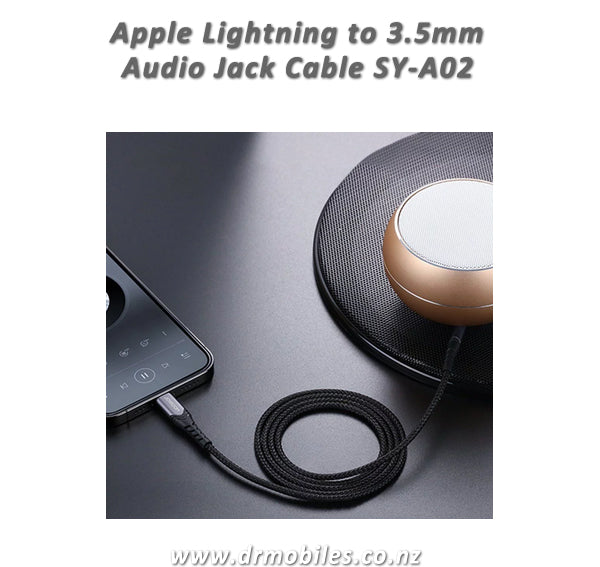 Apple Lightning to 3-5mm Male Plug, Audio HiFi Adaptor Cable - Joyroom SY-A02