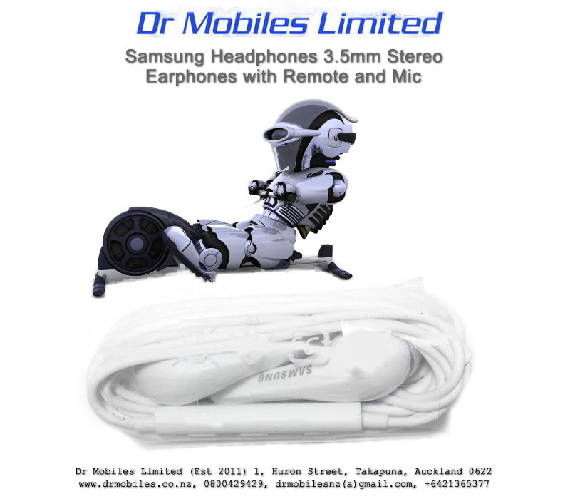 Samsung Headphones 3.5mm Stereo Earphones with Remote and Mic - GH59-11720A