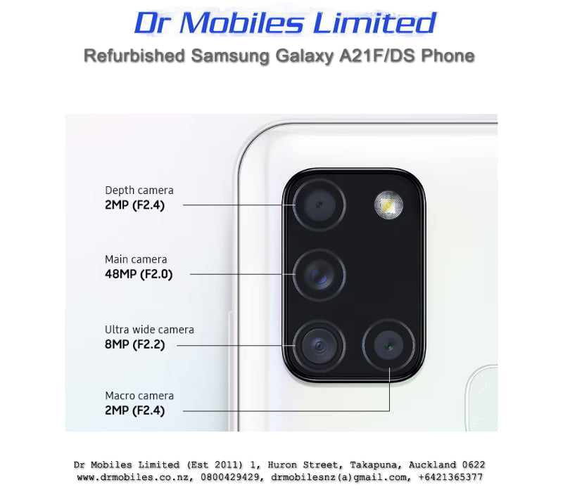 Refurbished Samsung Galaxy A21s, Dual SIM Phone