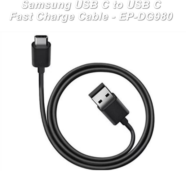 Samsung Fast Charging Cable USB A to USB C, EP-DG950CBE