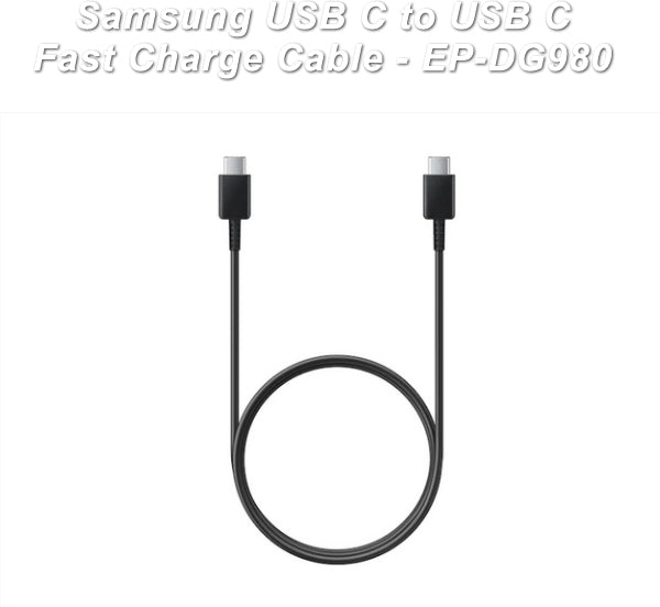Samsung USB "C" to USB "C" Charging Cable EP-DG980
