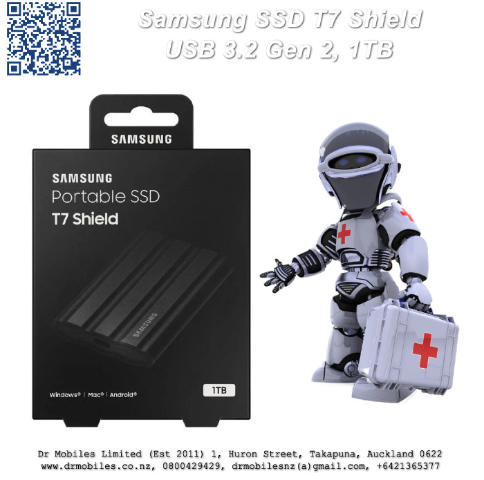 Portable SSD T7 Shield USB 3.2 Gen 2, 1TB