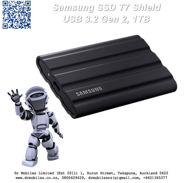 Portable SSD T7 Shield USB 3.2 Gen 2, 1TB