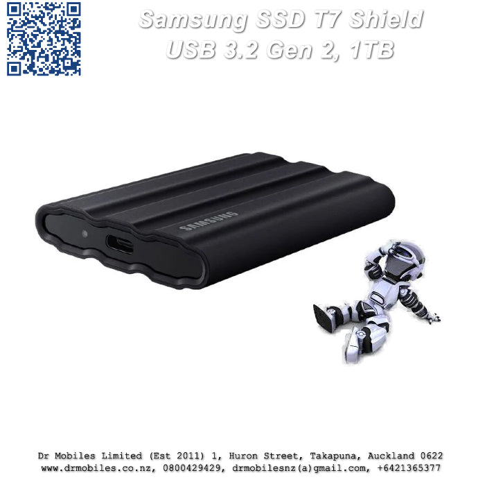 Portable SSD T7 Shield USB 3.2 Gen 2, 1TB