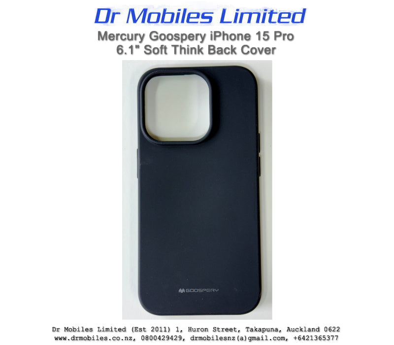 Mercury Goospery iPhone 15 Pro 6.1", Soft Skin Phone Case
