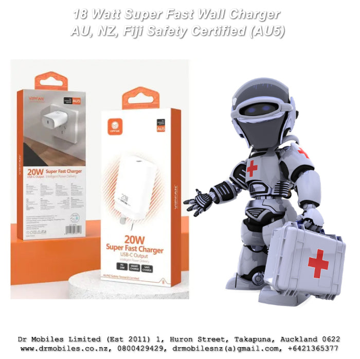 20 Watt Super Fast charger W/ UBS-C Port - AU5, VipFan