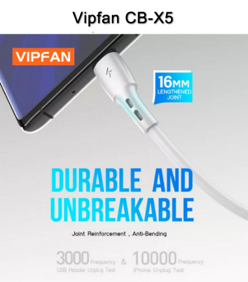 Fast Charging Cable, 3 Amps USB-A to USB-C Super (CB-X5)