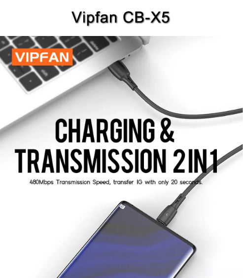 Fast Charging Cable, 3 Amps USB-A to USB-C Super (CB-X5)