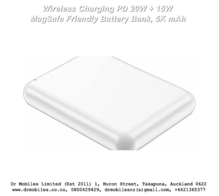 5,000 mAh Wiress Charging battery bank, PD 20W + 15W, MagSafe Vipfan F12